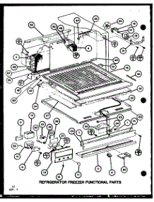 Refrigerator Freezer Functional Parts (Tc22k / P7803219w) (Tci22k / P7803220w) (Tci22k / P7803244w) (Tc22k / P7859203w) parts for Amana Top-Mount Refrigerator TCI18K-P7803213W from AppliancePartsPros.com