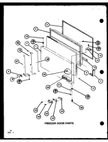 Freezer Door Parts (Tc22k / P7803219w) (Tci22k / P7803220w) (Tci22k / P7803244w) (Tc22k / P7859203w) parts for Amana Top-Mount Refrigerator TCI18K-P7803214W from AppliancePartsPros.com