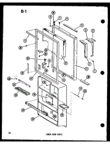 Lower Door Parts (Tm18f-C / P75288-3Wc) (Tm18f-A / P75288-3Wa) (Tm18f-G / P75288-3Wg) (Tm18f / P75288-3W) (Tm18f-L / P75288-3Wl) (Tr18f-C / P75288-13Wc) (Tr18f / P75288-13W) (Tr18f-A / P75288-13Wa) (Tr18f-L / P75288-13Wl) (Tr18f-G / P75288-13Wg) (Tc18f-C / P75288-5Wc) (Tc18f / P parts for Amana Top-Mount Refrigerator TCI20F-P75288-9W from AppliancePartsPros.com