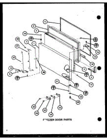 Freezer Door Parts (Tci18j / P7739036w) (Tci18j / P7739037w) parts for Amana Top-Mount Refrigerator TCI20J-P7739038W from AppliancePartsPros.com