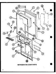 Refrigerator Door Parts (Tci18j / P7739036w) (Tci18j / P7739037w) parts for Amana Top-Mount Refrigerator TCI20J-P7739038W from AppliancePartsPros.com