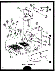 Rear Components (Tci18j / P7739036w) (Tci18j / P7739037w) parts for Amana Top-Mount Refrigerator TCI20J-P7739038W from AppliancePartsPros.com