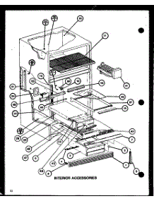Interior Accessories (Tci20j / P7739038w) (Tci20j / P7739039w) parts for Amana Top-Mount Refrigerator TCI20J-P7739038W from AppliancePartsPros.com