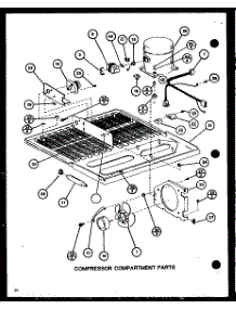 Compressor Compartment Parts (Tci18j / P7739036w) (Tci18j / P7739037w) parts for Amana Top-Mount Refrigerator TCI20J-P7739039W from AppliancePartsPros.com