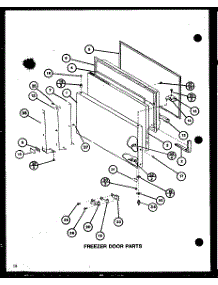 Freezer Door Parts (Tci20j / P7739038w) (Tci20j / P7739039w) parts for Amana Top-Mount Refrigerator TCI20J-P7739039W from AppliancePartsPros.com