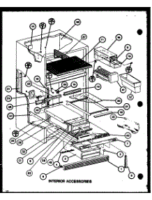 Interior Accessories (Tc18k / P7803211w) (Tc18k / P7803212w) (Tci18k / P7803213w) (Tci18k / P7803214w) parts for Amana Top-Mount Refrigerator TCI22K-P7803220W from AppliancePartsPros.com