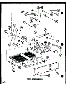 Rear Components (Tc18k / P7803211w) (Tc18k / P7803212w) (Tci18k / P7803213w) (Tci18k / P7803214w) parts for Amana Top-Mount Refrigerator TCI22K-P7803220W from AppliancePartsPros.com