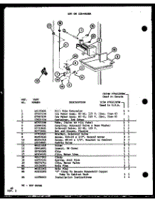 Add On Ice-Maker (Ic3h / P7621305w) (Cic4h / P7621306w) parts for Amana Top-Mount Refrigerator TCI22K-P7803220W from AppliancePartsPros.com