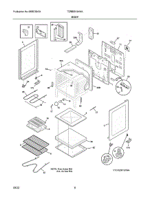 Body parts for Tappan Electric Range TCRE3013AWA from AppliancePartsPros.com