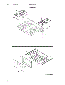Top / Drawer|Ttcrg3013awa.Svg parts for Tappan Gas Range TCRG3013AWA from AppliancePartsPros.com