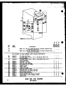 Add On Ice Maker 18 Cu. Ft. (Etm18j / P60236-16W) (Etm18j-Ag / P60236-16Wg) (Etm18j-C / P60236-16Wc) (Etm18j-A / P60236-16Wa) (Tm18j-A / P60236-11Wa) (Tm18j-C / P60236-11Wc) (Tm18j-Ag / P60236-11Wg) (Tm18j / P60236-11W) (Tc18j / P60236-12W) (Tc18j-C / P60236-12Wc) (Tc18j-Ag parts for Amana Top-Mount Refrigerator TD20J-A-P60236-14WA from AppliancePartsPros.com