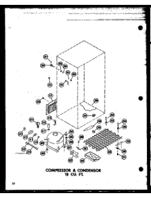 Compressor & Condensor 18 Cu. Ft. (Etm18j / P60178-8W) (Tm18j / P60178-3W) (Tm18j-A / P60178-3Wa) (Tm18j-C / P60178-3Wc) (Tm18j-Ag / P60178-3Wg) (Tc18j-C / P60178-4Wc) (Tc18j / P60178-4W) (Tc18j-Ag / P60178-4Wg) (Tc18j-A / P60178-4Wa) parts for Amana Top-Mount Refrigerator TD20J-C-P60178-6WC from AppliancePartsPros.com