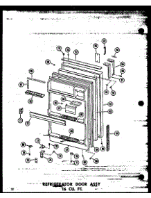 Refrigerator Door Assy 16 Cu. Ft. (T16n / P60236-48W) (T16n-C / P60236-48Wc) (T16n-Ag / P60236-48Wg) (T16n-A / P60236-48Wa) (T16n / P60236-59W) (T16n-C / P60236-59Wc) (T16n-Ag / P60236-59Wg) (T16n-A / P60236-59Wa) (Tr16n / P60236-50W) (Tr16n-C / P60236-50Wc) (Tr16n-Ag / P60236 parts for Amana Top-Mount Refrigerator TD20N-P60236-55W from AppliancePartsPros.com