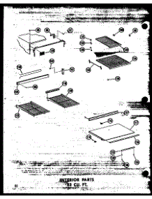 Interior Parts 23 Cu. Ft. (Td23n-C / P60236-88Wc) (Td23n-A / P60236-88Wa) (Td23n / P60236-88W) (Td23n-Ag / P60236-88Wg) (Td23w / P60303-14W) (Td23w-C / P60303-14Wc) (Td23w-Ag / P60303-14Wg) (Td23w-A / P60303-14Wa) (Td23n / P60236-89W) (Td23n-Ag / P60236-89Wg) (Td23n-C / P60236 parts for Amana Top-Mount Refrigerator TD20W-P60303-13W from AppliancePartsPros.com