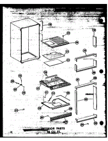 Interior Parts 18 Cu. Ft. (Tm18w-C / P60303-10Wc) (Tm18w / P60303-10W) (Tm18w-A / P60303-10Wa) (Tm18w-Ag / P60303-10Wg) (Tm18w-C / P60303-15Wc) (Tm18w-A / P60303-15Wa) (Tm18w / P60303-15W) (Tm18w-Ag / P60303-15Wg) (Tc18w / P60303-11W) (Tc18w-C / P60303-11Wc) (Tc18w-Ag / P60303 parts for Amana Top-Mount Refrigerator TD20W-P60303-18W from AppliancePartsPros.com