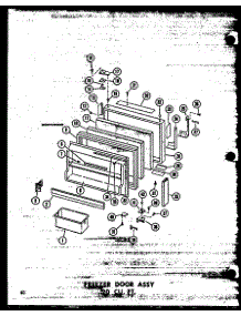 Freezer Door Assy 20 Cu. Ft. (Tr20w-C / P60303-12Wc) (Tr20w-C / P60303-12Wc) (Tr20w / P60303-12W) (Tr20w-Ag / P60303-12Wg) (Tr20w-C / P60303-17Wc) (Tr20w-A / P60303-17Wa) (Tr20w / P60303-17W) (Tr20w-Ag / P60303-17Wg) (Td20w / P60303-13W) (Td20w-C / P60303-13Wc) (Td20w-Ag / P60 parts for Amana Top-Mount Refrigerator TD23W-P60303-14W from AppliancePartsPros.com