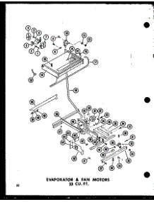 Evaporator & Fan Motors 23 Cu. Ft. (Td23b-C / P73500-9Wc) (Td23b / P73500-9W) (Td23b-A / P73500-9Wa) (Td23b-L / P73500-9Wl) (Td23b-G / P73500-9Wg) parts for Amana Top-Mount Refrigerator TDH18B-C-P73500-12WC from AppliancePartsPros.com