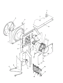 Fan And Control parts for Amana Room Air Conditioner TE10085W2-TE10085W2 from AppliancePartsPros.com