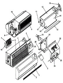 Non Functional parts for Climette/Keeprite/Zoneaire Heating Cooling Combined Unit TEA07K34SPC from AppliancePartsPros.com