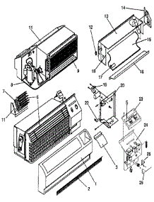 Non Functional parts for Climette/Keeprite/Zoneaire Heating Cooling Combined Unit TEA07R34RTC from AppliancePartsPros.com