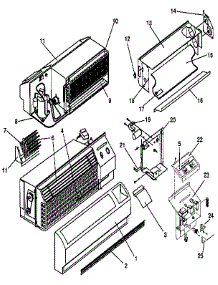 Non Functional parts for Climette/Keeprite/Zoneaire Heating Cooling Combined Unit TEA09K25RTC from AppliancePartsPros.com