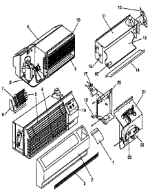 Non Functional parts for Climette/Keeprite/Zoneaire Heating Cooling Combined Unit TEA09K25SPC from AppliancePartsPros.com
