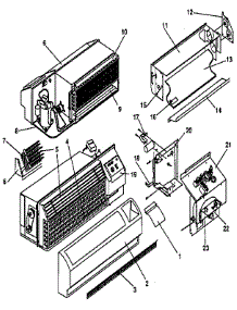Non Functional parts for Climette/Keeprite/Zoneaire Heating Cooling Combined Unit TEA09K34SPC from AppliancePartsPros.com