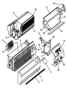 Non Functional parts for Climette/Keeprite/Zoneaire Heating Cooling Combined Unit TEA12K50SPC from AppliancePartsPros.com