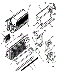 Non-Functional parts for Climette/Keeprite/Zoneaire Heating Cooling Combined Unit TEA15K25SPC from AppliancePartsPros.com