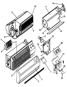 Non Functional parts for Climette/Keeprite/Zoneaire Heating Cooling Combined Unit TEA15K50DCC from AppliancePartsPros.com