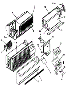 Non Functional parts for Climette/Keeprite/Zoneaire Heating Cooling Combined Unit TEA15R50RTC from AppliancePartsPros.com