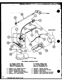 Gas Burner Conversion Kits parts for Amana Dryer TEA800/P75752-5W from AppliancePartsPros.com