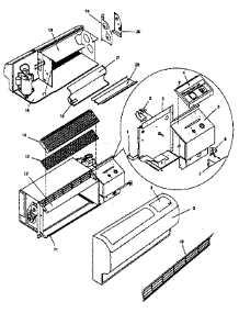Non Functional parts for Icp Heating Cooling Combined Unit TEB12R25DCA from AppliancePartsPros.com