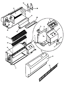 Non Functional parts for Icp Heating Cooling Combined Unit TEB12R25STA from AppliancePartsPros.com