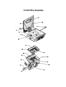 Control Box Assembly parts for Friedrich Heating Cooling Combined Unit TEC12K50 from AppliancePartsPros.com