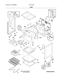Body parts for Tappan Electric Range TEF351EWR from AppliancePartsPros.com