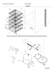 System parts for Tappan Upright Freezer TFFU21M1QWB from AppliancePartsPros.com