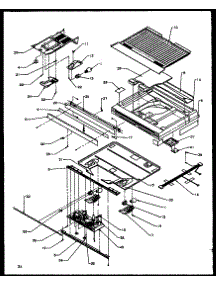 Divider Block (Tg18r2g / P1158305wg) (Tg18r2l / P1158305wl) (Tg18r2w / P1158305ww) (Tz18r2g / P1158409wg) (Tz18r2l / P1158409wl) (Tz18r2w / P1158409ww) (Tq18r2g / P1158410wg) (Tq18r2l / P1158410wl) (Tq18r2w / P1158410ww) (Tz19r2l / P1158505wl) (Tz19r2e / P1158505we) (Tz19r2w / P parts for Amana Top-Mount Refrigerator TG18R2G-P1158305WG from AppliancePartsPros.com