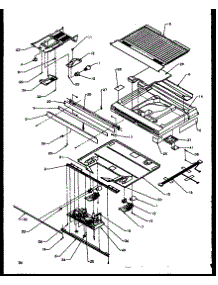 Divider Block (Tz21r2e / P1157608we) (Tz21r2l / P1157608wl) (Tz21r2g / P1157608wg) (Tz21r2w / P1157608ww) (Tzi21r2l / P1168011wl) (Tzi21r2e / P1168011we) (Tzi21r2w / P1168011ww) (Tz22r2l / P1157705wl) (Tz22r2e / P1157705we) (Tz22r2w / P1157705ww) (Tzi22r2e / P1168013we) (Tzi22 parts for Amana Top-Mount Refrigerator TG18R2G-P1158305WG from AppliancePartsPros.com