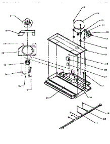 Compressor Compartment parts for Amana Top-Mount Refrigerator TG18S3L-P1194601W from AppliancePartsPros.com