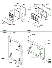 Door Assemblies parts for Amana Top-Mount Refrigerator TG18V1L-P1194604WL from AppliancePartsPros.com
