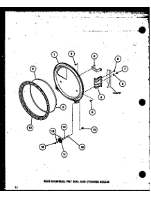 Rear Bulkhead parts for Amana Dryer TGA800/P75752-6W from AppliancePartsPros.com
