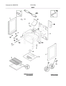 Body parts for Tappan Gas Range TGF351RBC from AppliancePartsPros.com