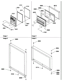 Door Assemblies parts for Amana Top-Mount Refrigerator TGI21VW-P1310901WW from AppliancePartsPros.com