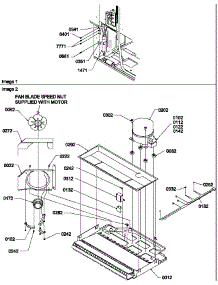 Machine Compartment parts for Amana Top-Mount Refrigerator TH21TL-P1301802WL from AppliancePartsPros.com