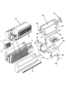 Non Functional Parts parts for Climette/Keeprite/Zoneaire Central Air Conditioner THA07R25RTA from AppliancePartsPros.com