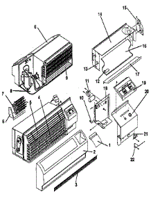 Non Functional parts for Climette/Keeprite/Zoneaire Heating Cooling Combined Unit THA09K25STB from AppliancePartsPros.com