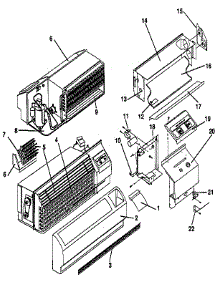 Non Functional parts for Climette/Keeprite/Zoneaire Heating Cooling Combined Unit THA09K50STB from AppliancePartsPros.com