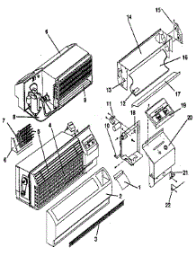 Non Functional parts for Climette/Keeprite/Zoneaire Heating Cooling Combined Unit THA09R25SPC from AppliancePartsPros.com