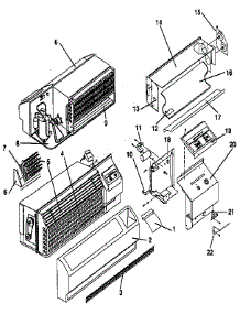 Non Functional parts for Climette/Keeprite/Zoneaire Heating Cooling Combined Unit THA09R34SPB from AppliancePartsPros.com
